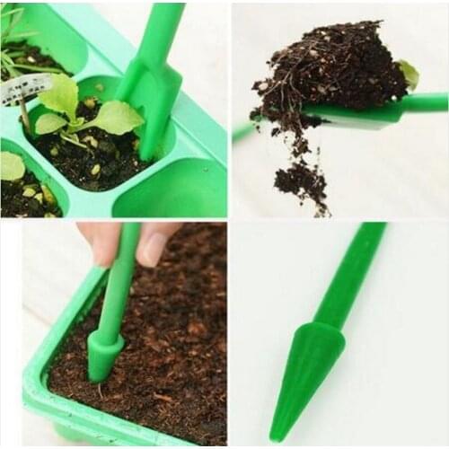 2Pcs portable Succulents Transplant Seedlings Planted Garden Planter Kit Transplanting Device Bonsai Fertilizer Punchers Device