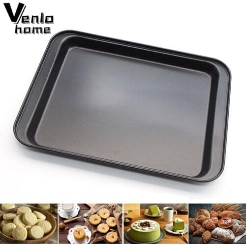 24cm Square Baking Pan Loaf Toast Mould Carbon Steel Non-stick Baking Tray Bread Cake Mould Durable Kitchen DIY Baking Dish
