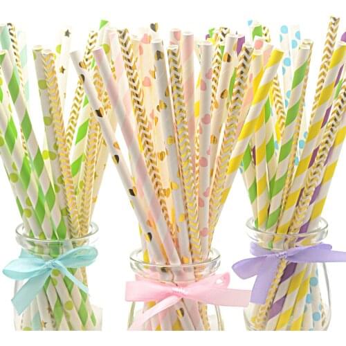 25pcs Colourful Straw 3 Styles Sweet Birthday Party Tableware Bride To Be Supplies Valentines Day Decor Party Favor Decor