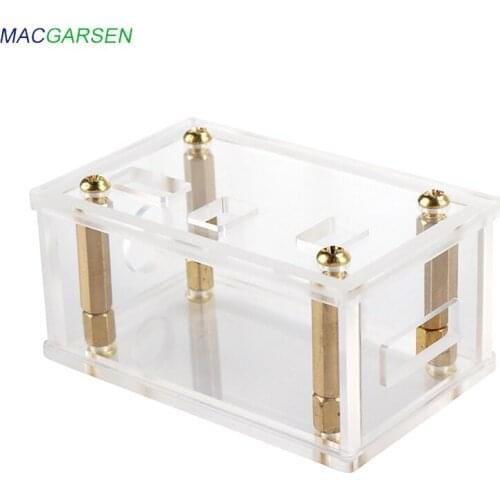 MACGASEN Amplifier Board Acrylic Case Kit 62*38.5*30mm MP3 Bluetooth Decoder Board DIY Acrylic Case Assembly Case