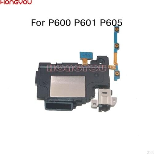 Headphone Audio Jack Power Button Switch Volume Button On / Off Ringer Buzzer Loud Speaker Flex Cable For Samsung P605 P600 P601