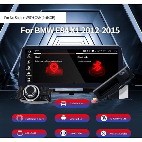 Nunoo Andriod 10.0 8 Core 1920*720 Radio Wifi Wireless Carplay Navigation Touch Screen For BMW E84 X1 2012-2015