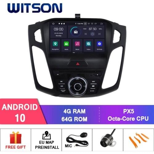 WITSON Android 10.0 1024*600 HD Screen for Ford focus 2015 CAR DVD GPS STEREO 4GB RAM+32GB FLASH 8 Octa Core+DVR/WIFI+DSP+DAB