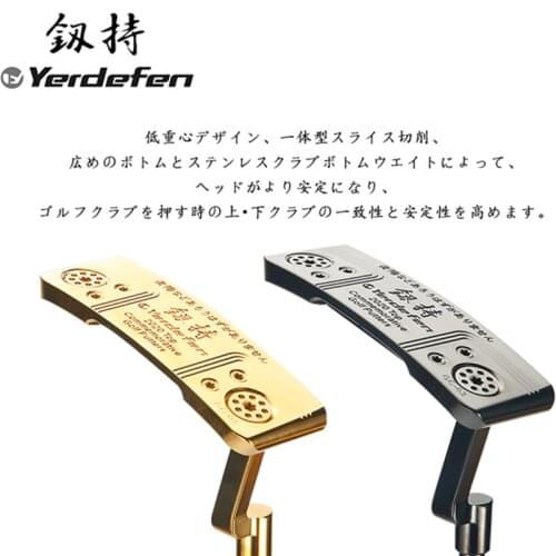 Brand authorization Golf Clubs yerdefen Golf Putter head no Steel Shaft With Head Cover.Free shipping