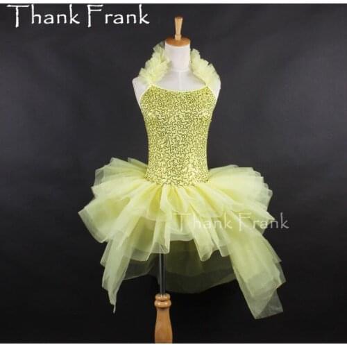 Ballet Dress Tutu For Girls Kids Party Camisole Dance Ballet Leotard Dresses Adult Stage Ballerina Costumes With Irregular Skirt