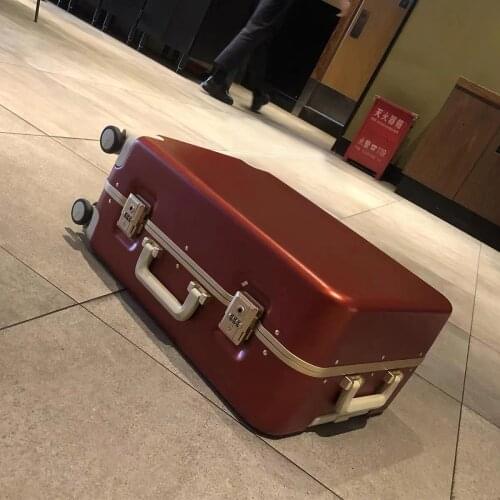 Unisex wheeled suitcase half-angle roller CH048-588450