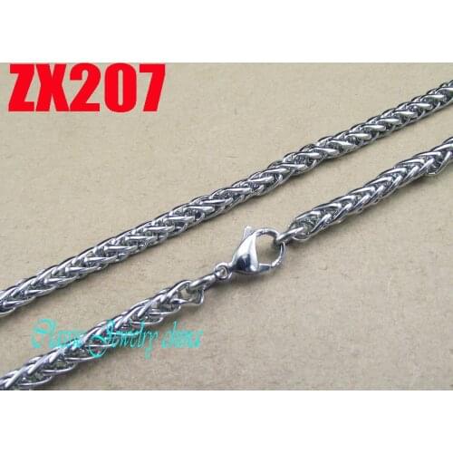 50 meters (no parts) 5mm flower basket dense chain stainless steel necklace men punk fashion chains ZX207