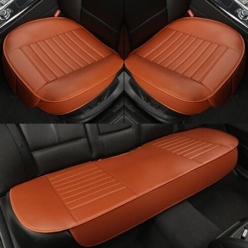Car Seat Cover PU Leather Cars Seat Cushion Automobiles Seat Protector Universal Car Chair Pad Mat Auto Accessories