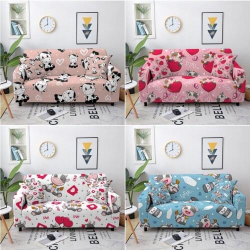 Funda Sofa Cover Cartoon Elastic Sofa Covers for Living Room Sectional Couch Cover Sofa Slipcovers copridivano Armchair Cover