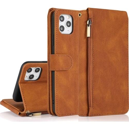 FLOVEME NEW Lanyard Vertical Flip Cover For iPhone 12PRO MAX 11 8 7 7PLUS 8PLUS SE 2020 X XS XR XSMAX Leather Card Pocket Cases