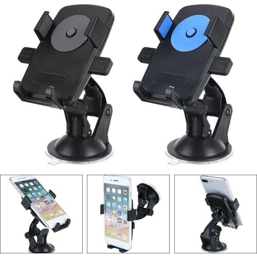 Windshield Dashboard Phone Holder Car Suction Cup Mount Stand Compatible for Mobile Cell Smart Phone Universal Holder Stand