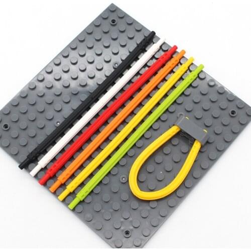 MOC Blocks Technic Parts 32202 Hose Soft Axle 16L Educational Toys Technic Bulk Building Blocks Mechanical Accessories