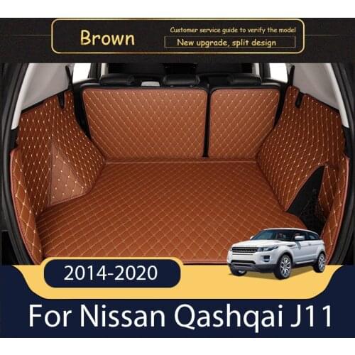 For Nissan Qashqai J11 2020 2019 2018 2017 2016 2015 2014 Car Cargo Rear Boot Liner Trunk Mats Carpets Rugs Interiors Styling