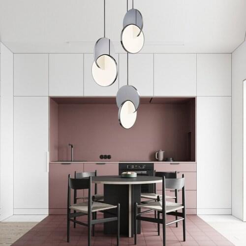 Modern led crystal led iron nordic light luminaire lustre suspension hang home lighting living room lights bedroom