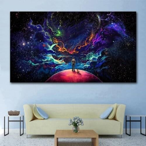 GOODECOR Abstract Large Size Canvas Wall Art,Cartoon Poster Print Home Decoration Dropshipping Custom Poster Prints