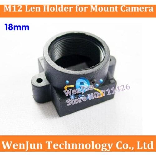 Hot Sale 20PCS NEW M12 Lens Holder for CDD camera seat lens mount 18mm len Holde Plastic Lens base