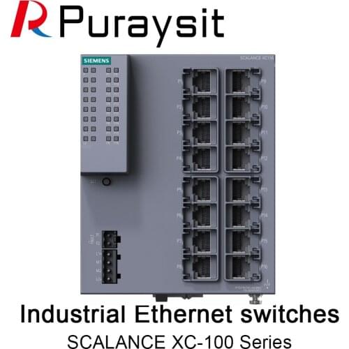 Siemens 6GK5106 5108 5116-2BB00 0BA00-2AC2 Switch 8 Port XC108 116 Industrial Ethernet switches SCALANCE XC-100