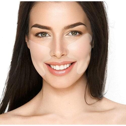 Reusable Grade Silicone Nasolabial Folds Anti-aging Mask Pad Reusable Medical Grade Silicone Nasolabial Folds Anti-aging Mask