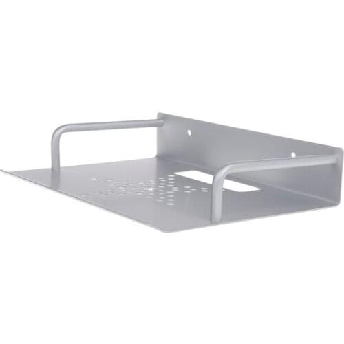 Wall Mount Storage TV Box Router Shelf Set-top Box Bracket Holder Mini PC DVD Player Stand Rack Aluminum Single-layer Space