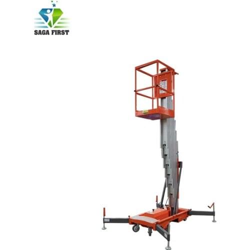 12m Aluminum Alloy Vertical Man Lift Platform Mobile Lift