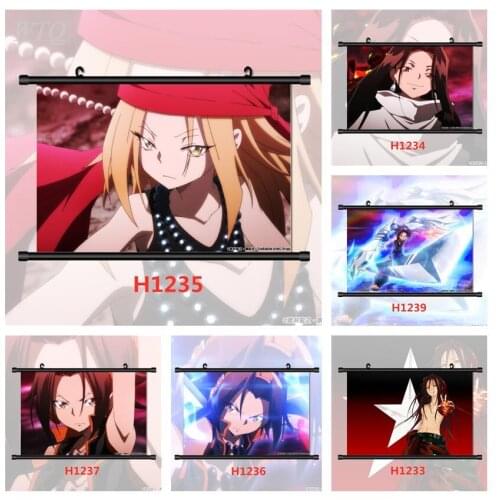 Shaman King Asakura Yoh Hao Kyouyama Anna HD Wall Poster Anime Posters Canvas Painting Wall Decor Wall Art Picture Home Decor