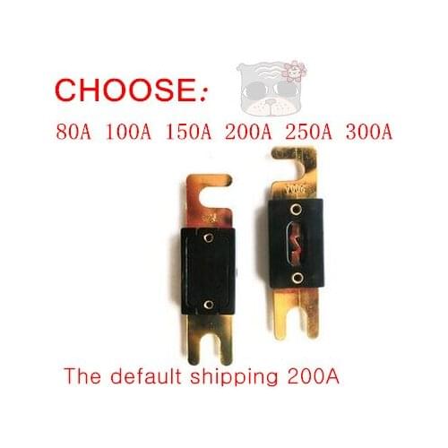 2PCS 200A Large Fork switch fuse Large current bolt Forklift fuse or choose:80A100A150A200A250A300A