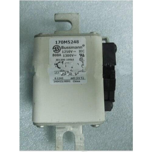 Fuses: 170M5249 900A 1100V / 170M5250 1000A 1100V aR