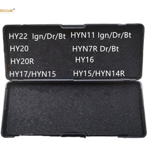 RIOOAK Repair Tool Original LiShi 2 in 1 Locksmith Tools HY22 HY20 HY20R HY17 HY16 HYN11 HYN7R HY15/HYN14R FOR hyundai