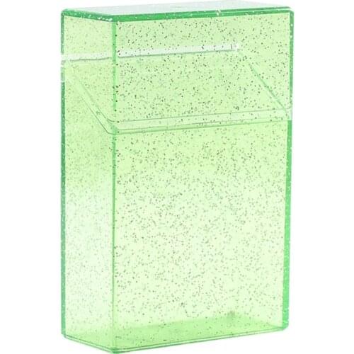 Ultra Thin Glitter Smoke Cigarette Case Storage Box Holding 20 Sticks Package H55A