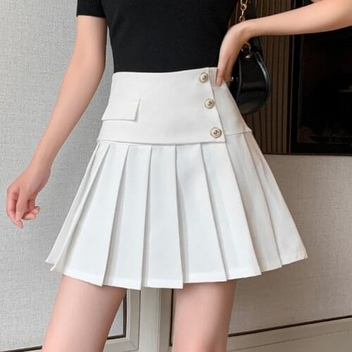 The new spring and summer skirts female temperament of han edition show thin pleated skirt of tall waist A word skirt joker