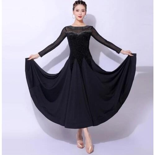 Woman Waltz swing dress national standard dance dress womens performance dress competition clothes social dance DRESS