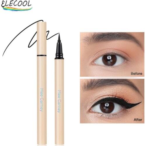 ELECOOL 1 Pcs Eyeliner Liquid Pen Makeup Beauty Waterproof Long Lasting Quick Drying Smooth Matte Eyeliner Eye Pencil Cosmetics