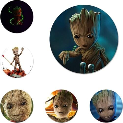 Guardians of Galaxy Icons Pins Badge Decoration Brooches Metal Badges For Backpack Decoration 58mm