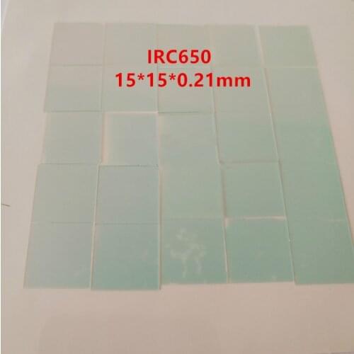 15*15*0.21 Infrared Cut Absorption Filter Lens Irc650 Visible Light Transmission Through Uv Ir Cut