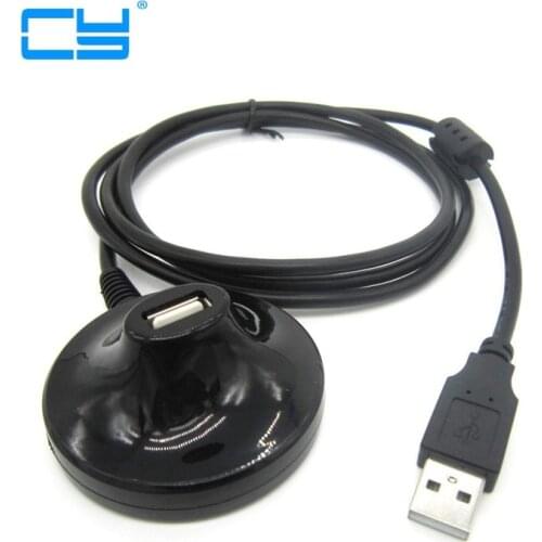 5FT High speed USB 2.0 type male to Female Wireless WIFI adapter USB extension Cradle base stand docking cable cord about 150cm