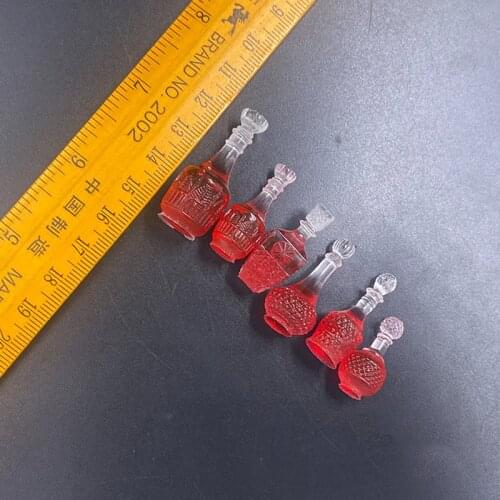 6pcs/set 1/6 Scale Mini Foreign Wine Bottles Models for 12''Figures DIY Accessories