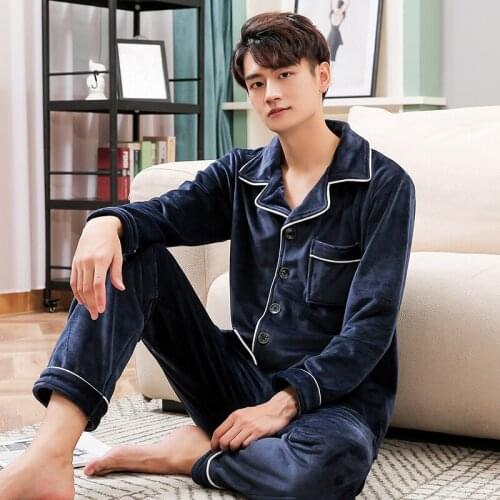BINMEI Men's Warm Pajamas