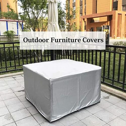 90 Sizes Oxford Cloth Furniture Dustproof Cover For Rattan Table Cube Chair Sofa Waterproof Rain Garden Patio Protective Cover