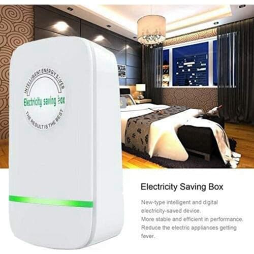 Power Energy Saver Electricity Saving Box 90V-250V 28KW Power Energy Device for Home Office Shop Saver Appliance (UK Plug)