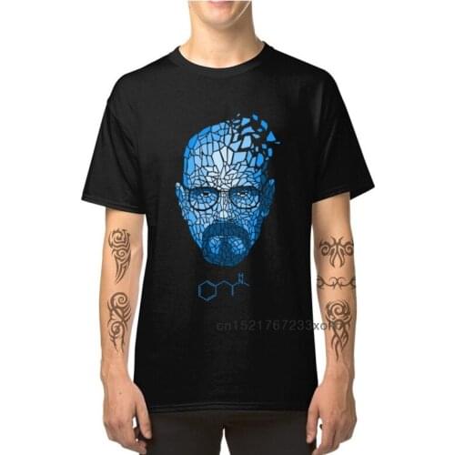Geek Tees Ajax Men Tops Heisenberg Blue Breaking Bad Tshirt Short Sleeve T Shirt Cotton Mens T-shirts Science Style Sweatshirt