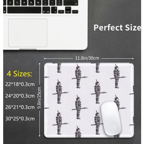 Shadow Knight Mouse Pad DIY Print Knight Soldier Armor Spear Dark Arts Astronaut Diver Spaceman Explorer