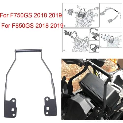 Motorcycle GPS/SMART PHONE Navigation GPS Plate Bracket Adapt Holder for BMW F750GS F850GS 2018 2019 Motor Part