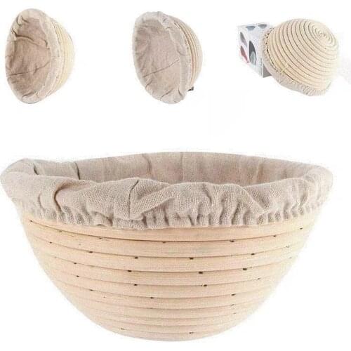 Oval Round Triangle Rattan Bread Proofing Basket with Cover Sourdough Baskets Country Bread Cutter Proofing Baskets