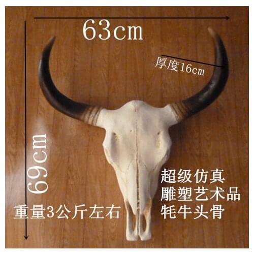 Lovely ales Pure New arrival Home decoration animal head super extra large buffalo wall mural sculpture art soft decoration