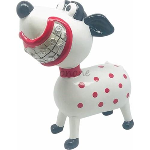 1pcs Dental Artware Orthodontics Model Dentist Creative Gifts Articles Dog Sculpture