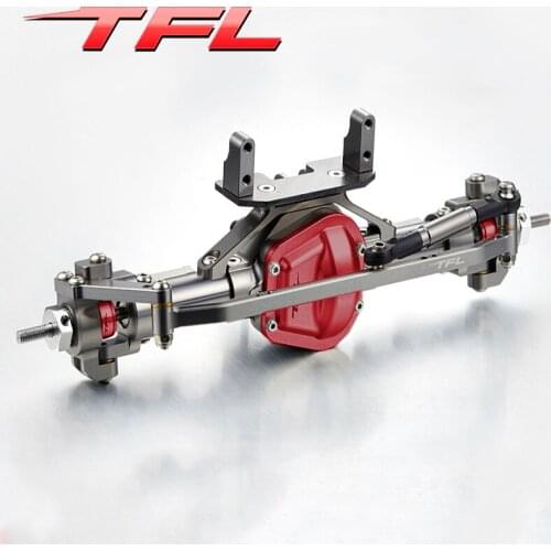 TFL RC Car accessories 1/10 AXIAL SCX10 Crawler Metal Front Axle Assembly DIY Upgraded Parts TH01797-SMT6