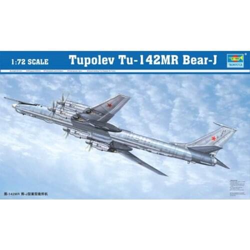 Trumpeter 1/72 scale model 01609 Tu-142MR Bear J Heavy bomber