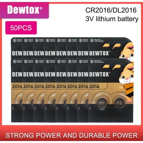 50PCS/LOT for DURACELL 3V cr2016 Top Quality Lithium Battery Button Battery Watch Coin Batteries cr 2016 DL2016 ECR2016