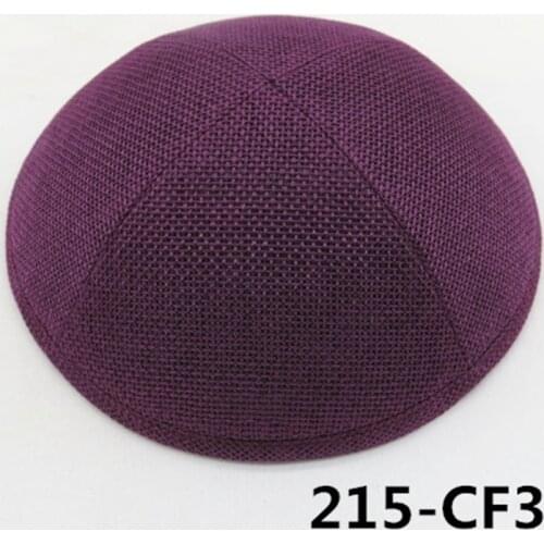 Kippot JewishYarmulke Kippah Kipa 19cm Skullies Gunny BeaniesHat SkullCap