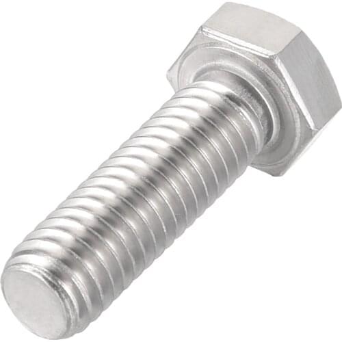 Uxcell 2Pcs Bolts 3/8-16x1-1/2" 304 Stainless Steel Hex Head Screw Bolts Fastener For Other Machinery Industry Ship Assembly